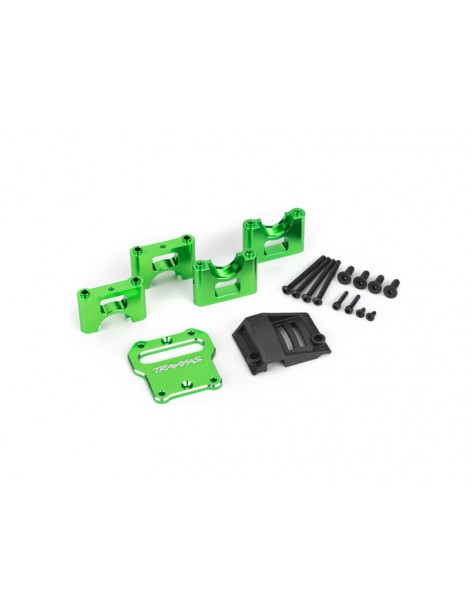 Traxxas Mount, center differential carrier, aluminum (green-anodized)
