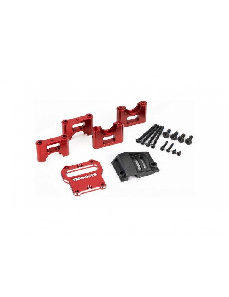 Traxxas Mount, center differential carrier, aluminum (red-anodized)