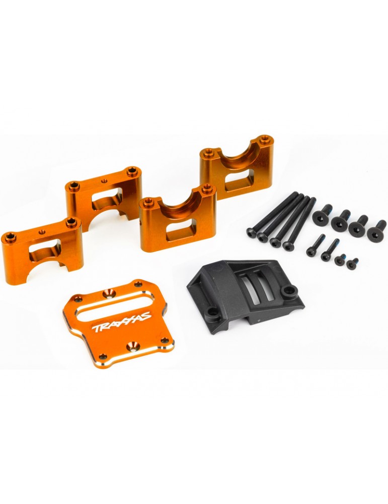 Traxxas Mount, center differential carrier, aluminum (orange-anodized)