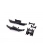 Traxxas Front bumper with winch/ rear bumper/ bumper mounts, front & rear/ center skidplate