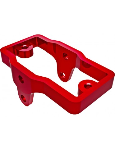 Traxxas Servo mount, aluminum (red-anodized)