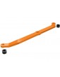 Traxxas Steering link, 6061-T6 aluminum (orange-anodized)/ servo horn, metal/ spacers (2)