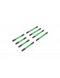 Traxxas Suspension link set, 6061-T6 aluminum (green-anodized)