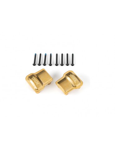 Traxxas Axle cover, brass (2)