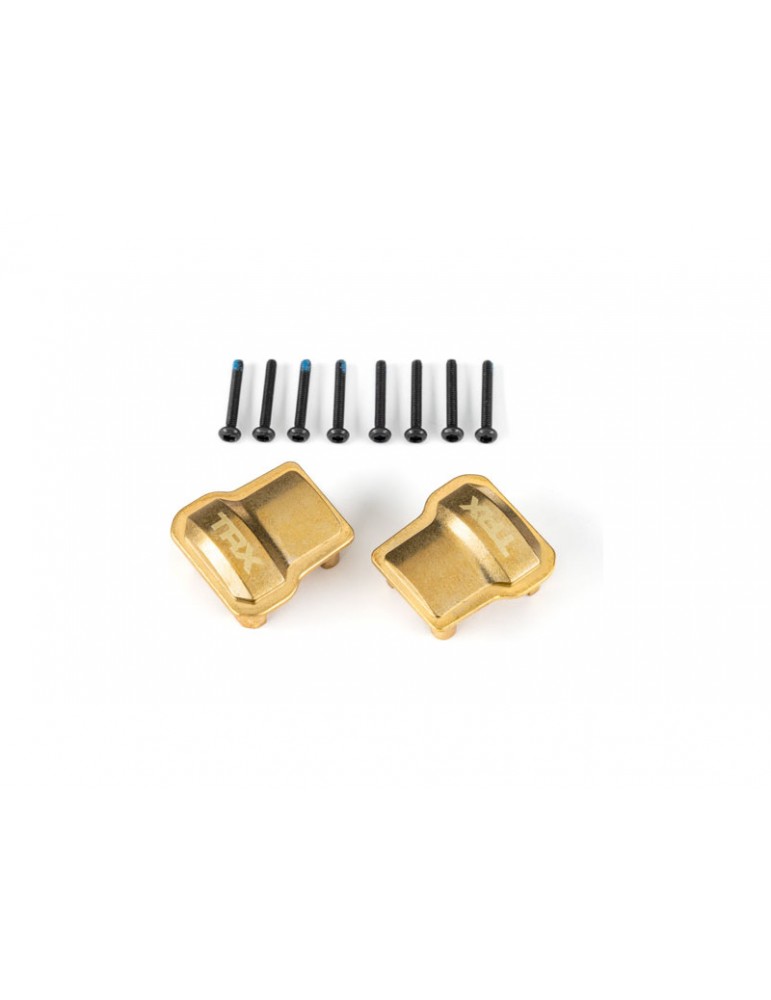 Traxxas Axle cover, brass (2)