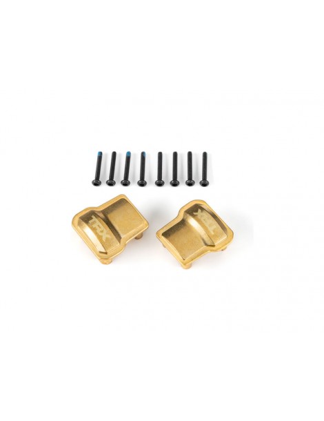 Traxxas Axle cover, brass (2)