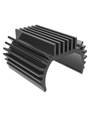 Traxxas Heat sink, Titan 87T motor (6061-T6 aluminum, dark titanium-anodized)