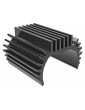 Traxxas Heat sink, Titan 87T motor (6061-T6 aluminum, dark titanium-anodized)