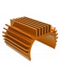 Traxxas Heat sink, Titan 87T motor (6061-T6 aluminum, orange-anodized)