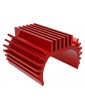 Traxxas Heat sink, Titan 87T motor (6061-T6 aluminum, red-anodized)