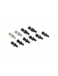 Traxxas Pivot balls: black (6), silver (2), black (long) (2)