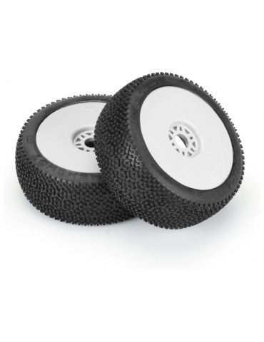 Pro-Line Wheels 3.3", Hex Shot S3 Buggy Tire, H17 White Wheel (2)