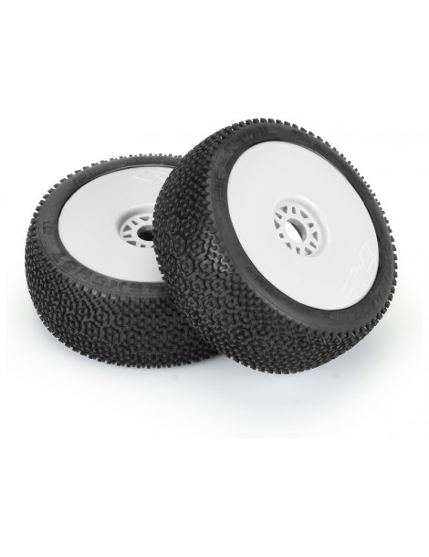 Pro-Line Wheels 3.3", Hex Shot S3 Buggy Tire, H17 White Wheel (2)