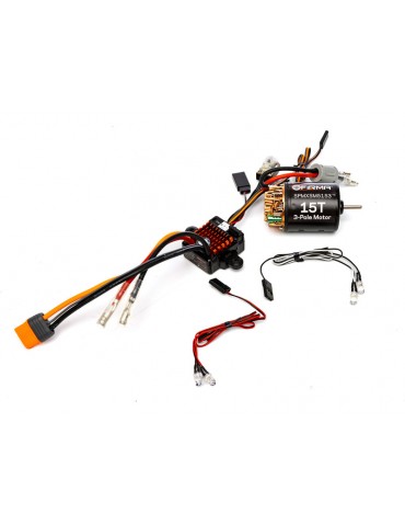 Spektrum Motor Brushed 540 15T, ESC Firma 70A 2-3S