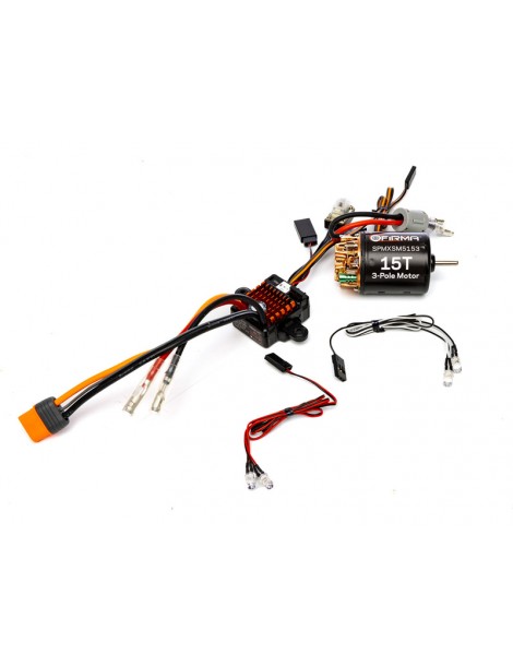 Spektrum Motor Brushed 540 15T, ESC Firma 70A 2-3S