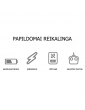 Papildomai reikalinga