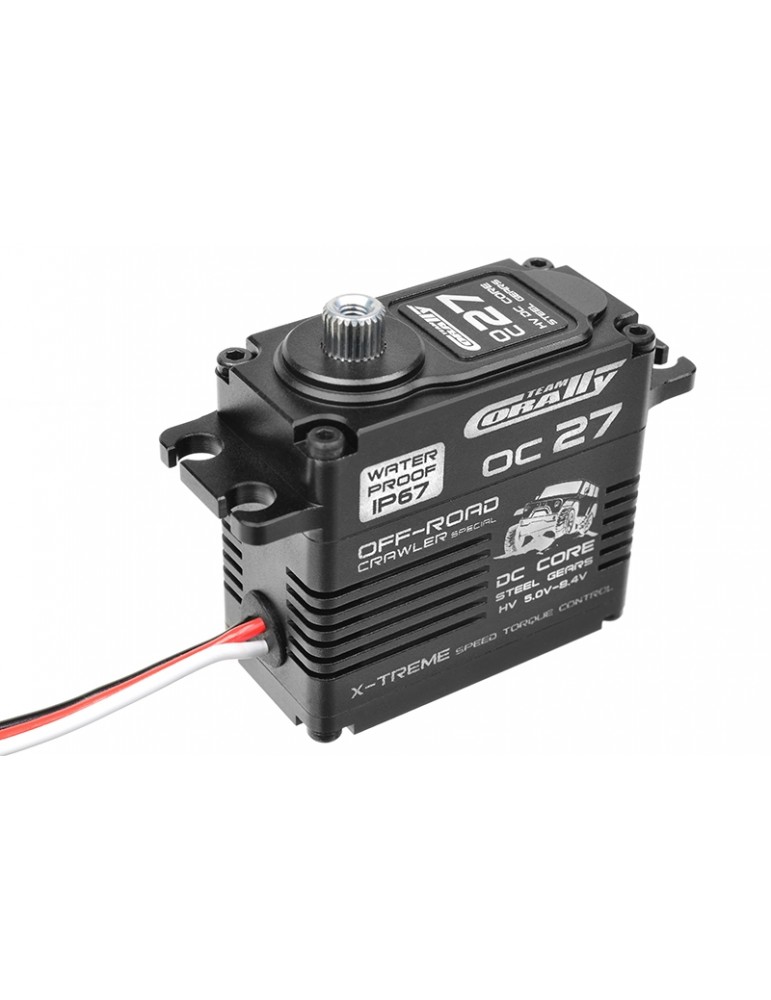 Servo pavara OC-27 HiVOLT Waterproof 27.3 kg Corally – CyborgShop