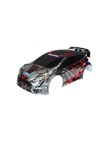 Traxxas Body, Ford Fiesta ST Rally (painted, decals applied)