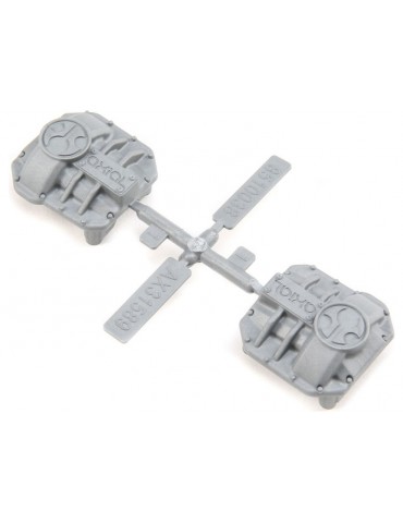 Axial AR44 Differential Covers (Silver)