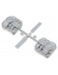 Axial AR44 Differential Covers (Silver)