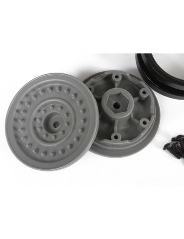 Axial Wheels 1.9 MW19 Beadlock Gray (2pcs)
