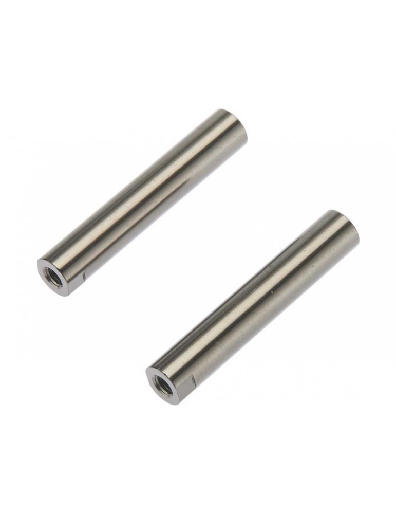Axial Threaded Aluminum Pipe 6x33mm Grey (2)