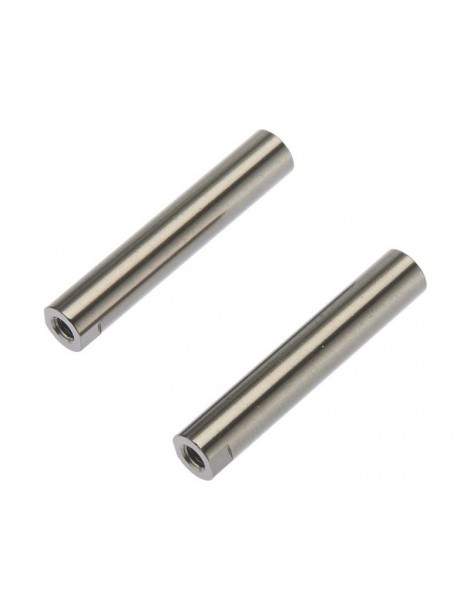 Axial Threaded Aluminum Pipe 6x33mm Grey (2)