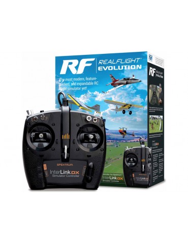 RealFlight Evolution RC Flight Simulator with InterLink DX Controller