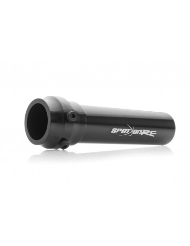 Exhaust extension dia. 20,2mm Black