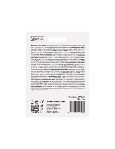 Universalus tinklo USB adapteris (šaltinis) 3.1A (15W)