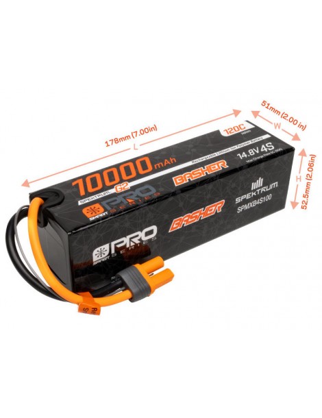 Spektrum Smart G2 Pro LiPo 14.8V 10000mAh 120C IC5