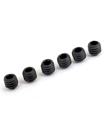 Traxxas Screws, set, M4x4mm (with heavy duty threadlock) (6)
