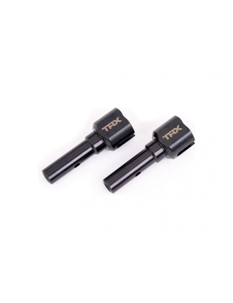 Traxxas Stub axles, hardened steel (2) (for use only with 9557 driveshaft)
