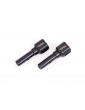 Traxxas Stub axles, hardened steel (2) (for use only with 9557 driveshaft)