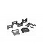 Traxxas Mount, center differential carrier, aluminum (dark titanium-anodized)