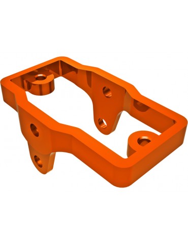 Traxxas Servo mount, aluminum (orange-anodized)