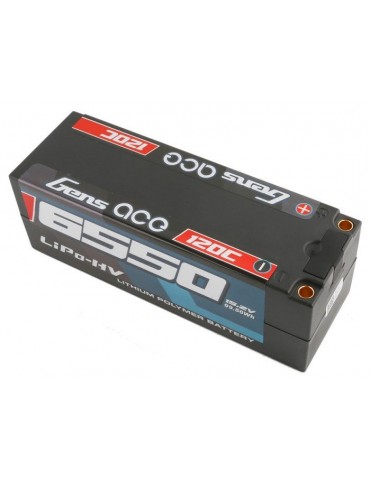 Akumulator Gens Ace 6550mAh 14.8V High Voltage 120C 4S1P HardCase