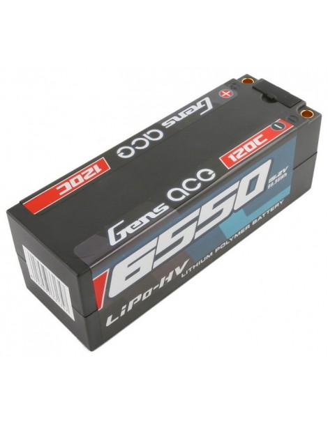 Akumulator Gens Ace 6550mAh 14.8V High Voltage 120C 4S1P HardCase