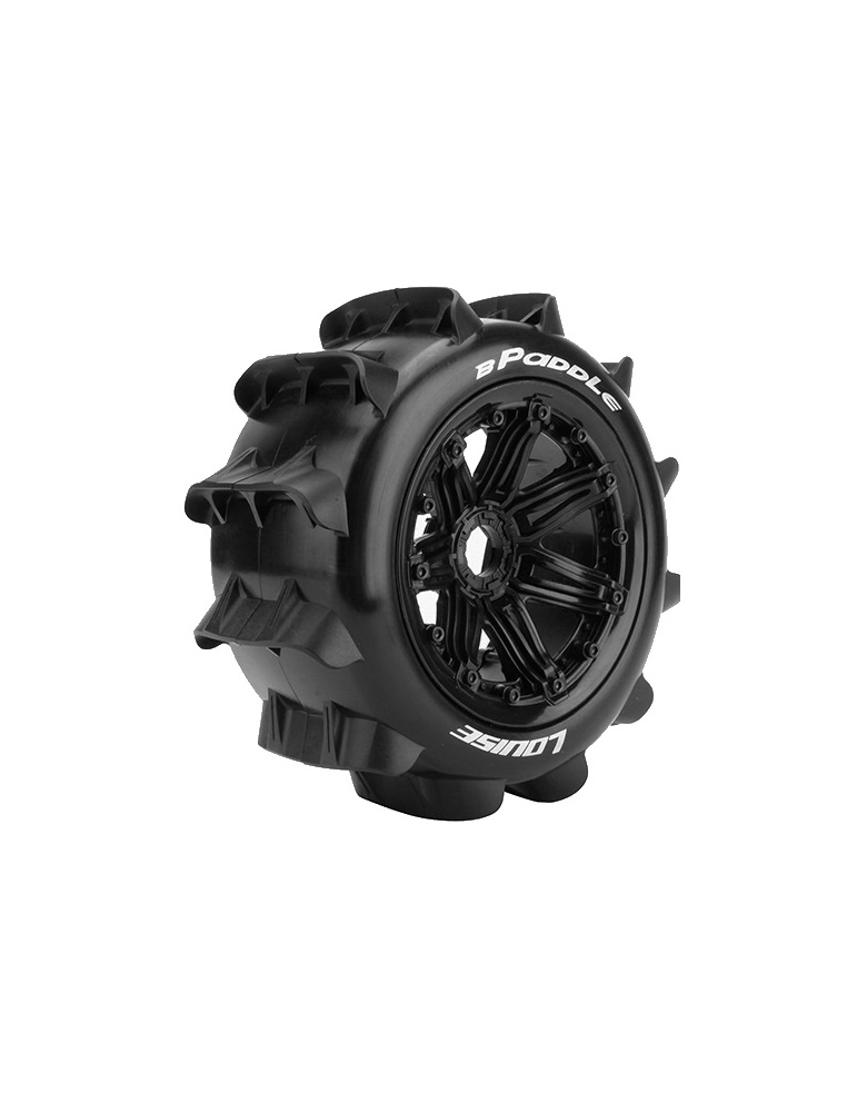Louise RC – B-Paddle 1/5 Buggy padanga ant juodo „Bead-Lock“ rato – sportinis – galinis – 24 mm šešiakampis – (2)