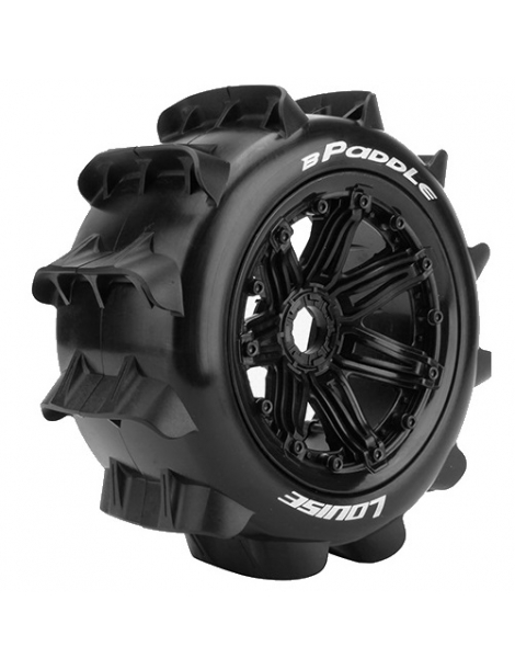 Louise RC – B-Paddle 1/5 Buggy padanga ant juodo „Bead-Lock“ rato – sportinis – galinis – 24 mm šešiakampis – (2)