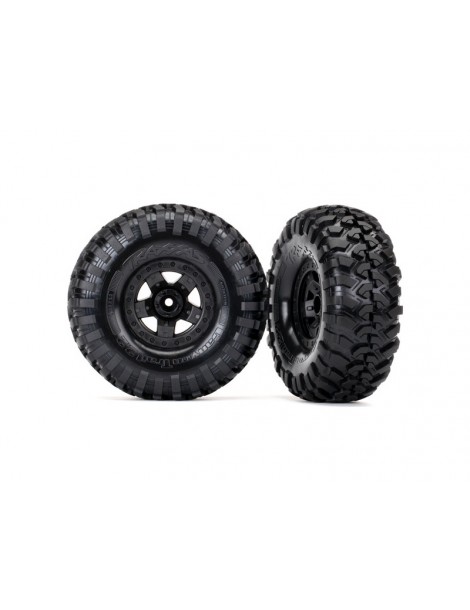 Traxxas Tires & wheels 2.2", TRX-4 Sport wheels, Canyon Trail tires (pair)
