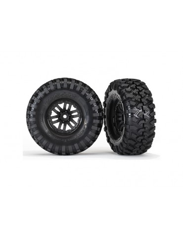 Traxxas Tires & wheels 1.9", TRX-4 wheels, Canyon Trail tires (2)