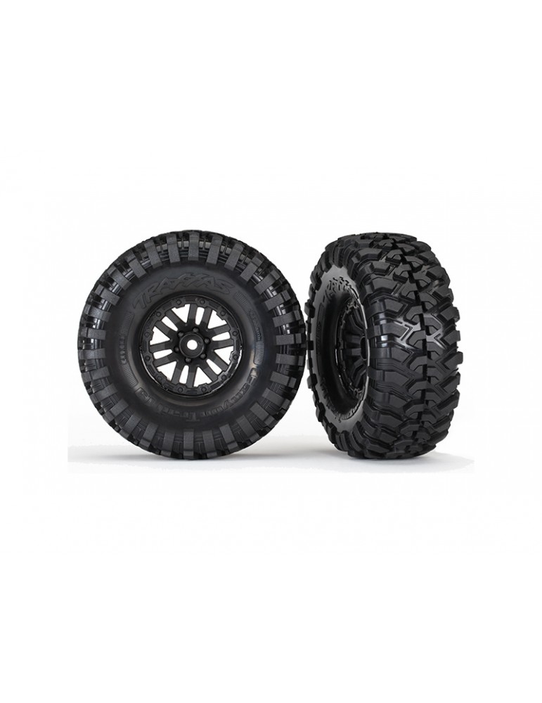 Traxxas Tires & wheels 1.9", TRX-4 wheels, Canyon Trail tires (2)