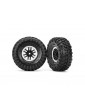 Traxxas Tires & wheels 1.9", TRX-4 satin wheels, Canyon Trail tires (2)