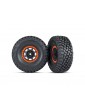 Traxxas Tires & wheels 3.2/2.2", Desert Racer wheels, Baja KR3 tires (2)