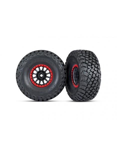 Traxxas Tires & wheels 3.2/2.2", Method Racing wheels, Baja KR3 tires (2)