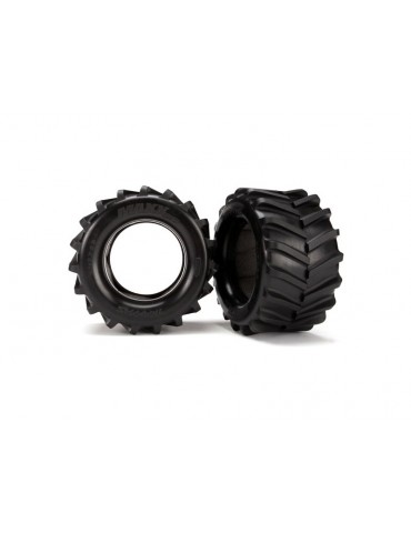 Traxxas Tires 2.8", Maxx (pair)/ foam inserts (2)