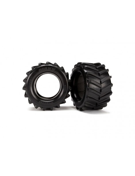 Traxxas Tires 2.8", Maxx (pair)/ foam inserts (2)