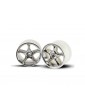Traxxas Wheels 2.2", Tracer chrome (2) (rear)