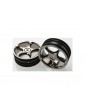 Traxxas Wheels 2.2", Tracer black chrome (2) (front)